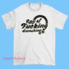Retro 70s Ray of F*kn Sunshine Shirt 8 Retro 70s Ray of F*kn Sunshine Shirt with colorful vintage sunshine typography graphic on soft cotton short sleeve tee for casual retro streetwear style