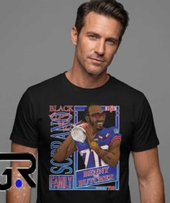 Benny The Butcher x Buffalo Bills BSF T Shirt featuring hip hop inspired graphic artwork on a premium cotton short sleeve tee for rap fans, Buffalo streetwear, casual fashion, and music apparel.
