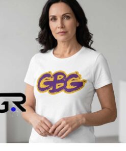Get Back Gang GBG Graffiti Font Logo Shirt featuring bold graffiti typography on a premium cotton short sleeve graphic tee for urban streetwear, hip hop fashion, casual outfits, and everyday style.