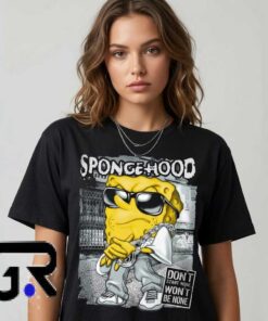 Old School Hip Hop Cartoon Inspired Graphic T Shirt 1