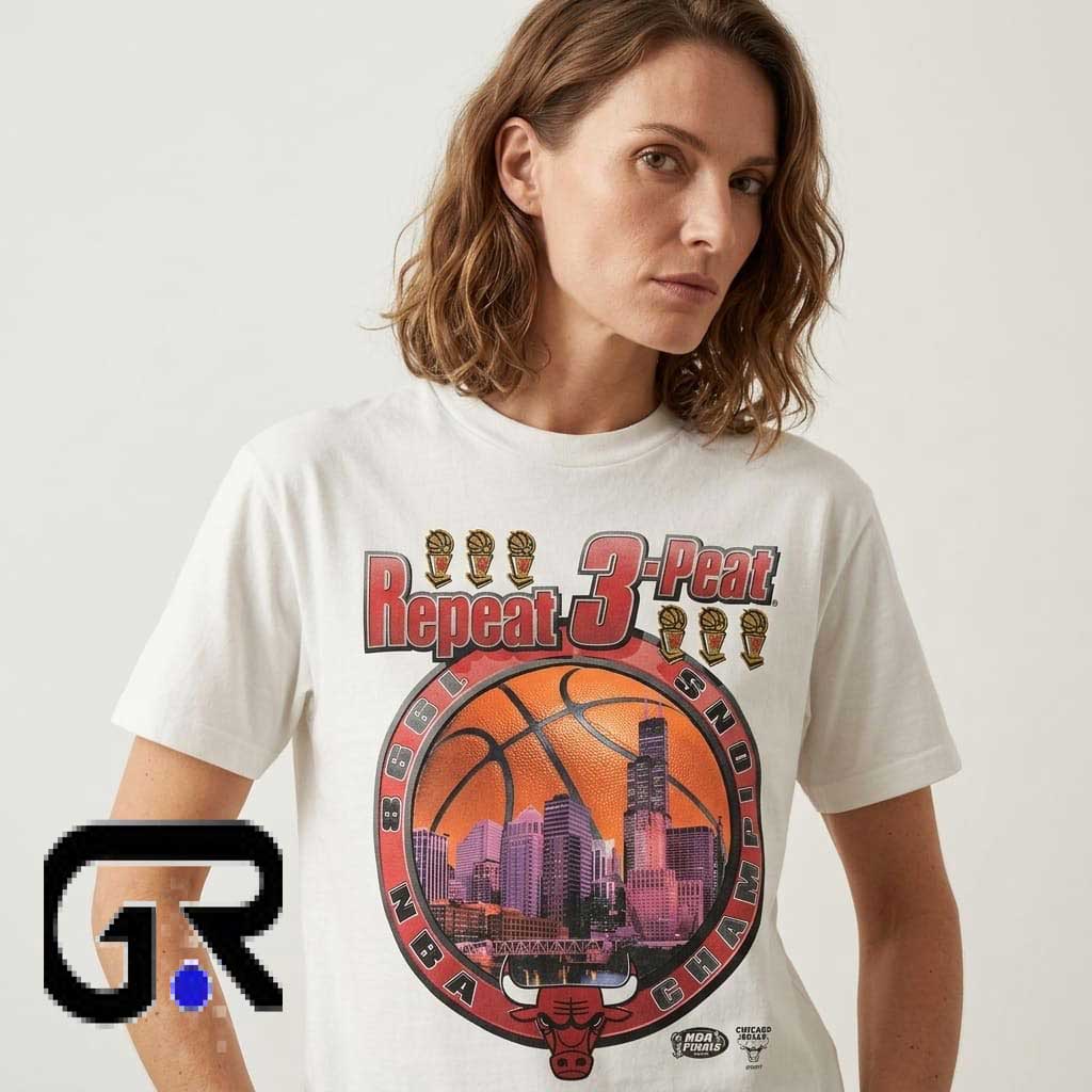 Repeat 3-Peat 1998 NBA Champions Peat Shirt 1 Vintage Repeat 3-Peat 1998 NBA Champions graphic shirt featuring retro basketball championship style, classic sports fan apparel, cotton short sleeve tee for everyday wear and collectors.