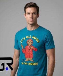 Retro Hood Alien Streetwear Graphic Tee