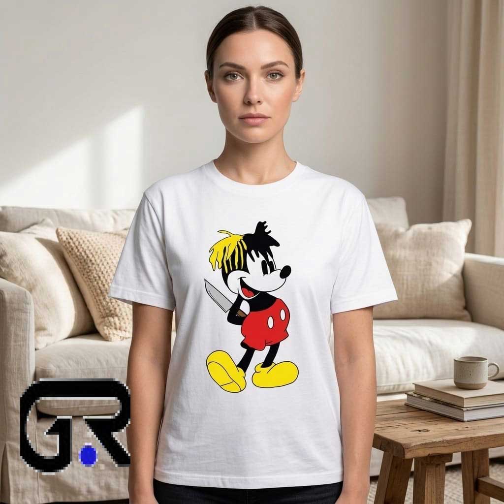 Mickey Mouse Graphic Tee with Back Text Shirt 3 Mickey Mouse Graphic Tee with Back Text Shirt - Image 3