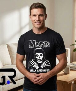 Misfits Walk Among Us Band Album Art Shirt 7 Vintage Horror Punk Skull Graphic T Shirt
