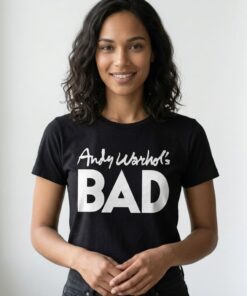Andy Warhol's Bad 1977 Black Andy Warhol Shirt 6 Bad 1977 Black Pop Art Graphic T Shirt