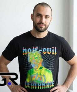 Half-Evil Deathrace Thermal Grid T-Shirt 7 Deathrace Half Evil Retro Thermal Grid T Shirt