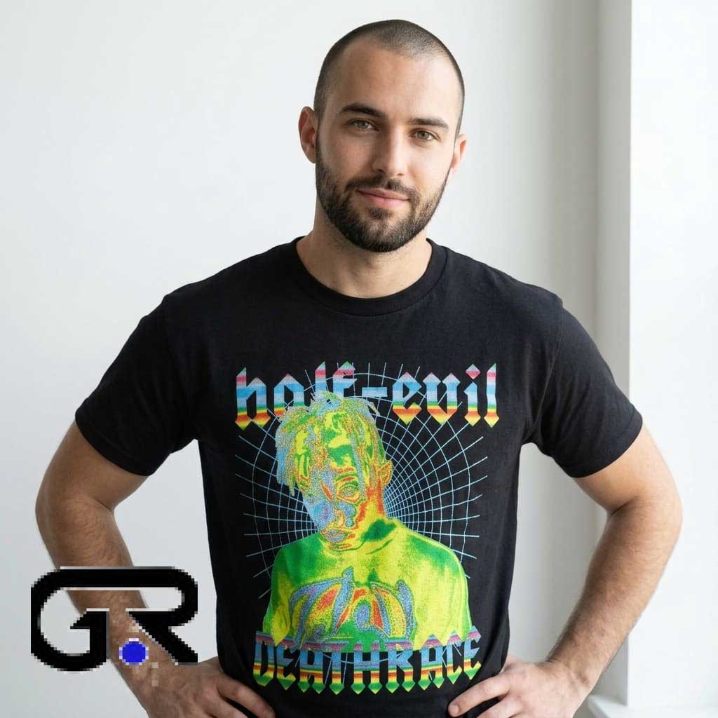 Half-Evil Deathrace Thermal Grid T-Shirt 4 Half-Evil Deathrace Thermal Grid T-Shirt - Image 4