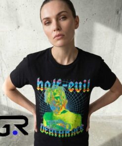 Half-Evil Deathrace Thermal Grid T-Shirt 6 Half Evil Thermal Grid Deathrace Graphic Tee