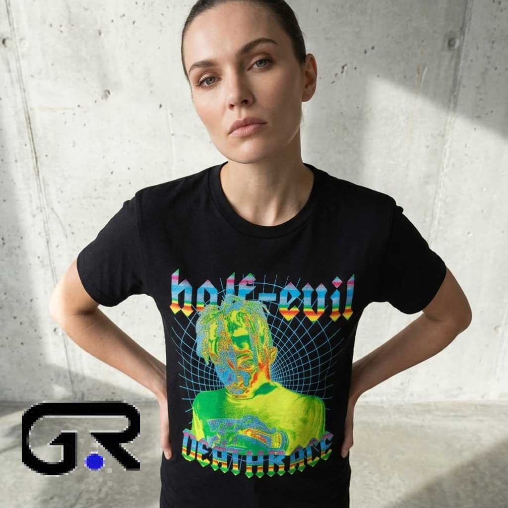Half-Evil Deathrace Thermal Grid T-Shirt 3 Half-Evil Deathrace Thermal Grid T-Shirt - Image 3