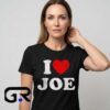 I LoveJoe distressed graphic tee shirt featuring a vintage-inspired design on a cotton short sleeve T-shirt, perfect for casual streetwear, pop culture fashion, and everyday outfits.