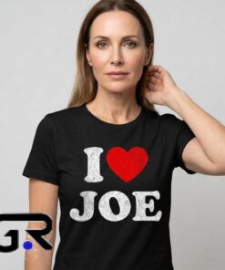 I LoveJoe distressed graphic tee shirt featuring a vintage-inspired design on a cotton short sleeve T-shirt, perfect for casual streetwear, pop culture fashion, and everyday outfits.