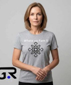 Modern Tribal Snowflake Art Graphic T-Shirt 5 Modern Snowflake Tribal Pattern T Shirt