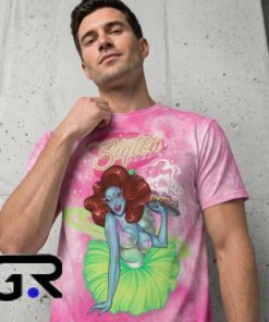 Biqtch Puddin' Retro Alien Waitress Art shirt 7 Puddin Retro Alien Waitress Design Shirt