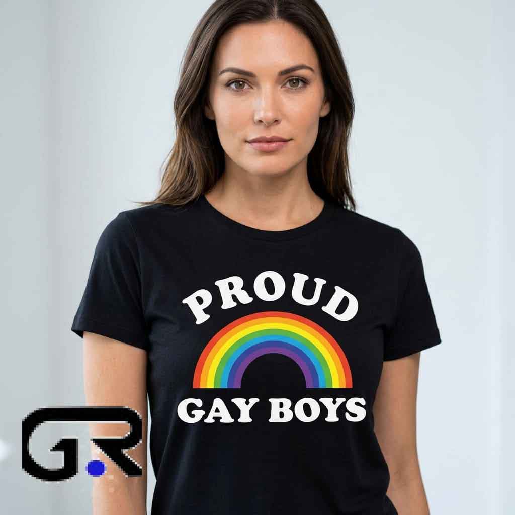 Proud Gay Boys Rainbow shirt 3 Proud Gay Boys Rainbow shirt - Image 3