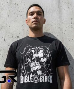 Retro Black Anime Style Graphic Tee