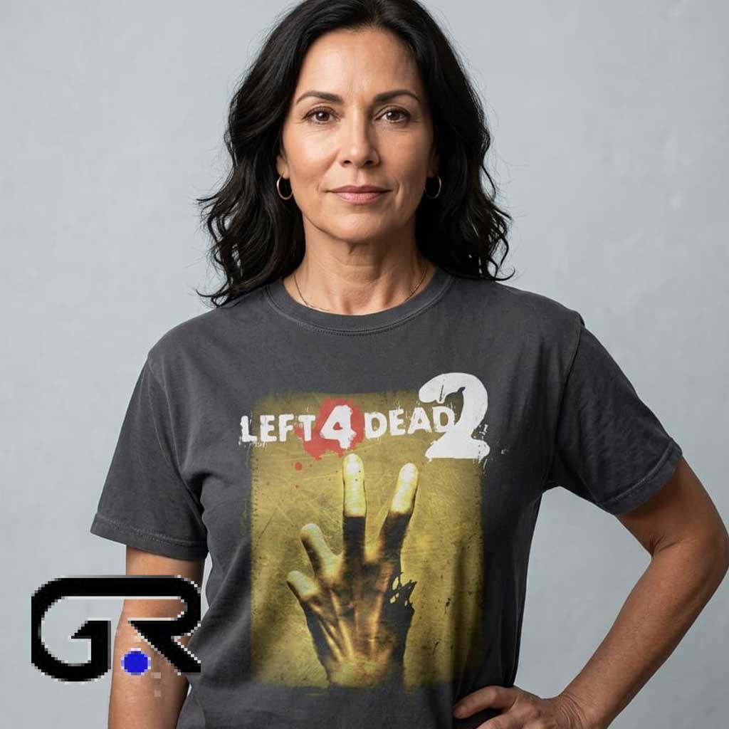 Left 4 Dead 2 valve game merchandise shirt 2 Left 4 Dead 2 valve game merchandise shirt - Image 2
