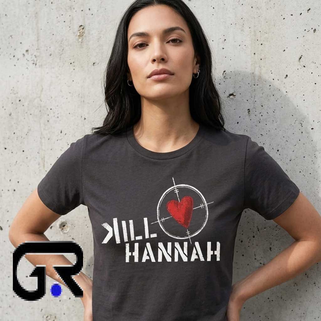 Kill Hannah Band Rock Icon Sniper Heart shirt 3 Kill Hannah Band Rock Icon Sniper Heart shirt - Image 3