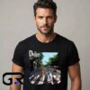 The Droids Imperial Road Abbey Road parody graphic shirt featuring sci fi inspired album crossing artwork, premium cotton short sleeve tee for pop culture fans and collectors.