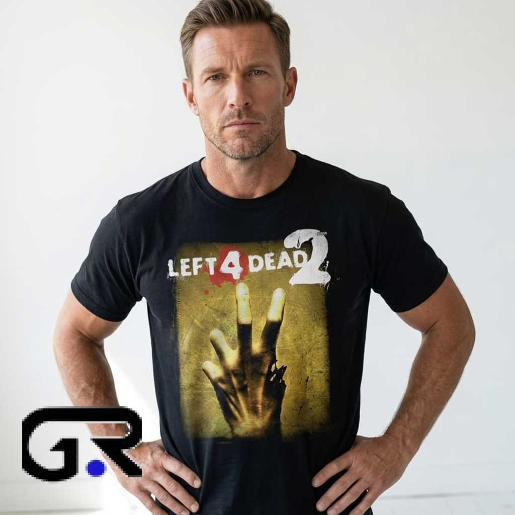 Left 4 Dead 2 valve game merchandise shirt 3 Left 4 Dead 2 valve game merchandise shirt - Image 3