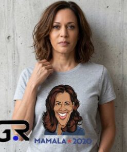 2020 Kamala Harris Caricature Political Statement Tee Shirt