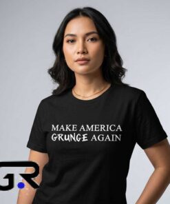 America Grunge Nation Alternative Rock Graphic Tee Shirt Copy