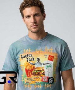 Bootleg Inspired Travis Scott McDonalds Statement Shirt