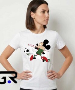 Disney Mickey Mouse Mexico Football Shirt 6 Cartoon Character Soccer Fan Football Shirt