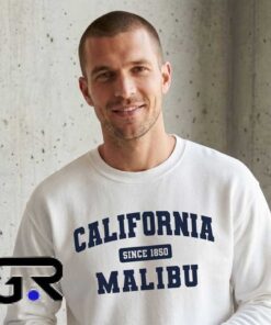 Coastal Beach Since 1850 Vintage Style Crewneck Sweatshirt