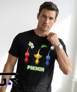Colorful Video Game Companions Red Yellow Blue Tee Shirt
