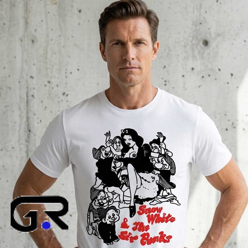 lady gaga snow white The Six Punks Shirt 2 lady gaga snow white The Six Punks Shirt - Image 2