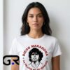 Diego Maradona La Pelota No Se Mancha graphic tee, cotton short sleeve shirt with iconic football legend design, soccer tribute shirt for fans, sizes S to 2XL.