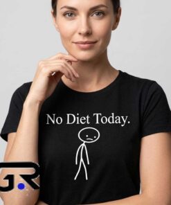 Eating Whatever I Want Stick Figure Statement Shirt