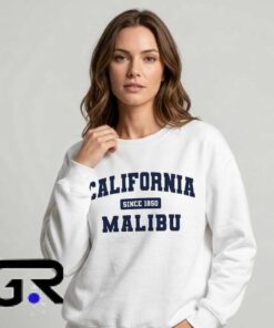 Est 1850 Beach Town Retro Crewneck Sweatshirt