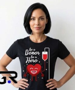 Every Drop Counts Blood Donation Graphic Tee Shirt