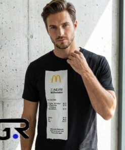 Fast Food Collab Receipt Menu Item Shirt