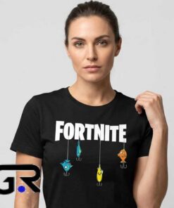 Fortnite Take the L Tee black cotton shirt with funny gamer design, short sleeve gaming apparel for fans of video game culture, memes, and casual streetwear.