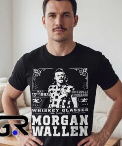 Glasses Country Star Whiskey Glasses Graphic Shirt