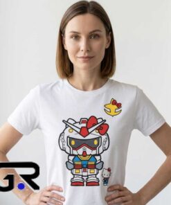 Kawaii Mecha Robot Graphic Shirt
