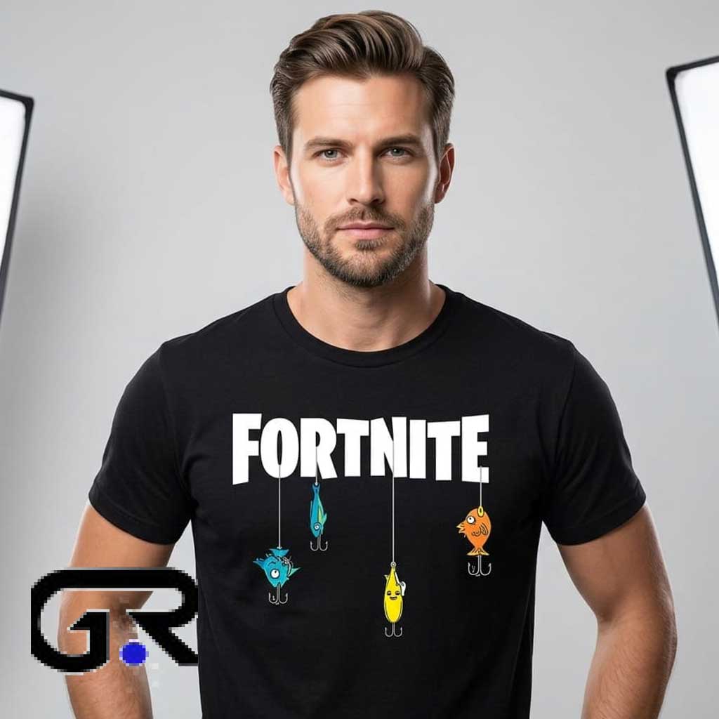 Fortnite Take the L Tee Flopper Hook Black T-Shirt 3 Fortnite Take the L Tee Flopper Hook Black T-Shirt - Image 3