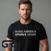 Make America Grunge Again Alternative Rock shirt, cotton short sleeve tee with bold 90s grunge music design, retro rock style shirt for fans, sizes S to 2XL.