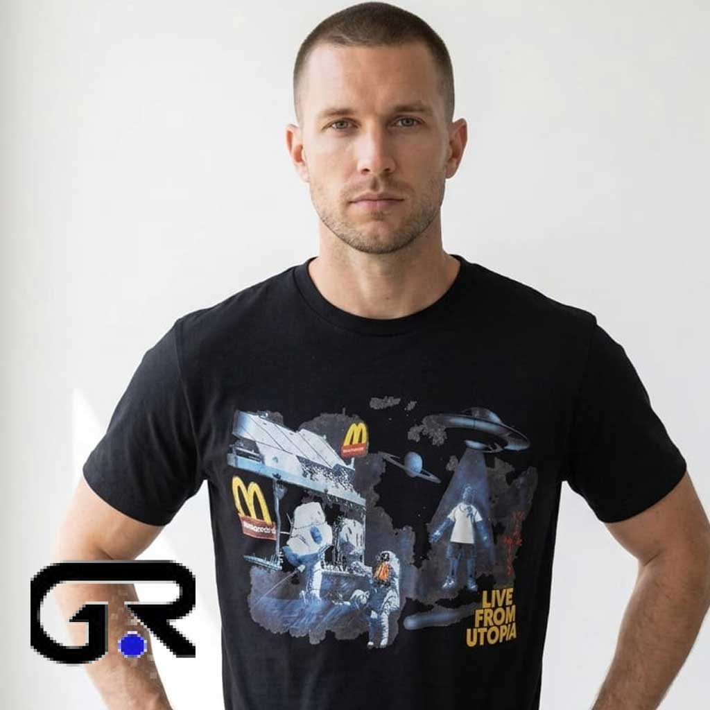 travis scott x mcdonalds live from utopia Astronaut Shirt 2 travis scott x mcdonalds live from utopia Astronaut Shirt - Image 2