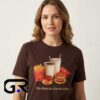 McDonald's You Deserve A Break Shirt featuring a funny fast food inspired design on a cotton short sleeve tee for food lovers and casual streetwear fans.