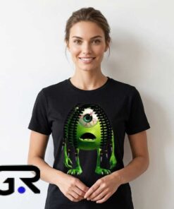 Mike Wazowski with Dreadlocks Monsters Shirt 6 Monsters Inc Character with Dreadlocks Funny Tee Shirt
