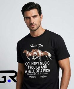 Riding Crossword Three Wild Horses Western T Shirt