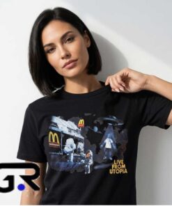 travis scott x mcdonalds live from utopia Astronaut Shirt 6 Scott x McDonalds Live From Utopia Astronaut Tee Shirt
