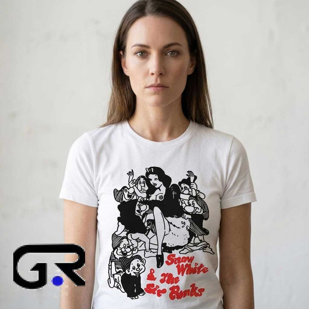 lady gaga snow white The Six Punks Shirt 4 lady gaga snow white The Six Punks Shirt - Image 4