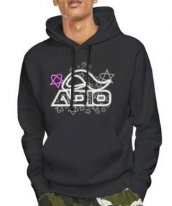 Hoodie Black Adio Bam Margera Heartgram