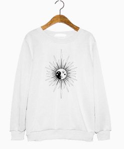 Aesthetic Vintage Sun and Moon Sweatshirt