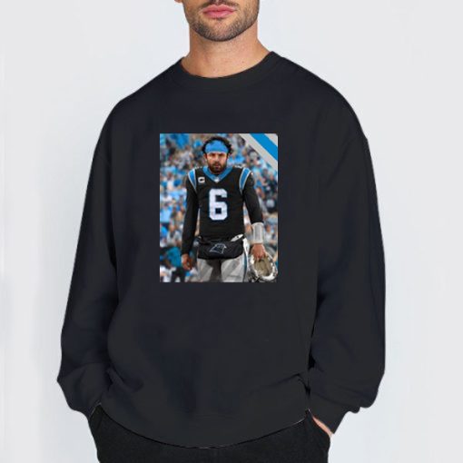 Sweatshirt black Baker Mayfield Carolina Panthers Keep Pounding Baking Cleveland Browns football