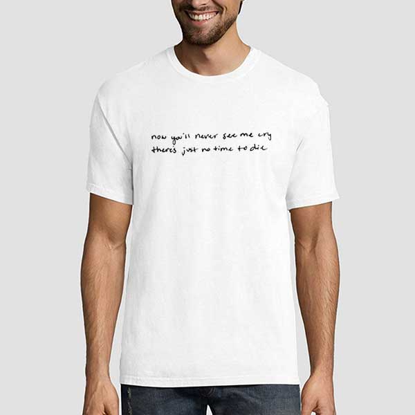 Billie Eilish Lyrics Glock Tucked Big T Shirt - graphicteestore